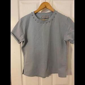 Bailey Studded Blue Tshirt Size L